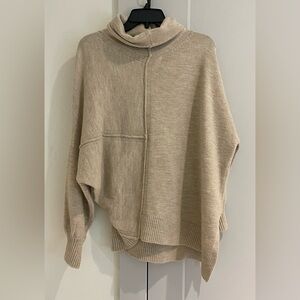 Cream turtleneck Sweater. Magnolia. Small